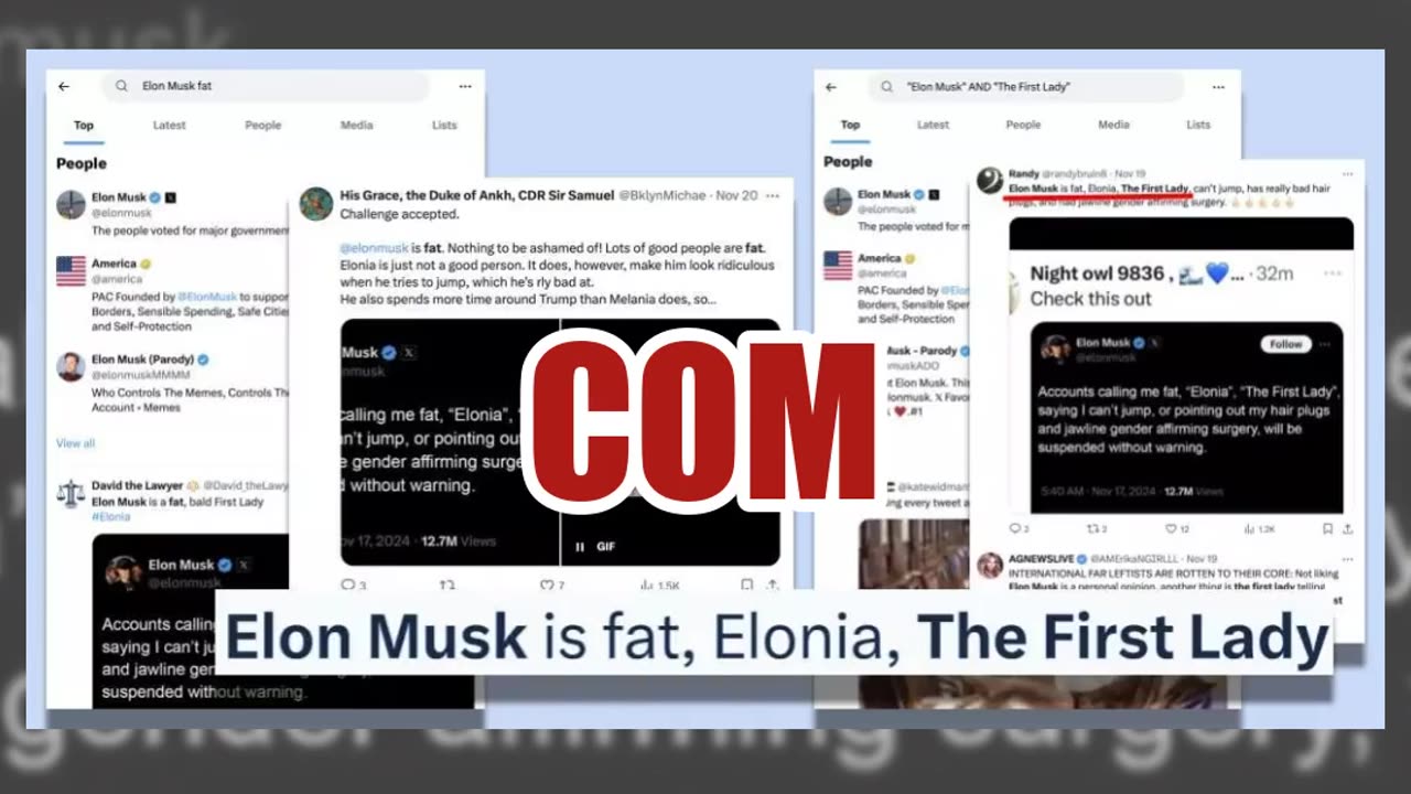 Fact Check: NO Evidence Elon Musk Said He Would Suspend Accounts That Called Him 'Fat,' 'First Lady'