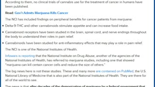 Marijuana Kills Cancer Cells, Admits Cancer Institute