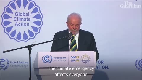 'No one is safe': Brazil's president-elect Lula vows climate action during Cop27 speech