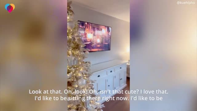 Mom's wholesome reaction to Christmas decorations goes viral