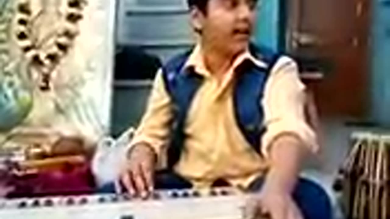 clasical indian music on harmonium