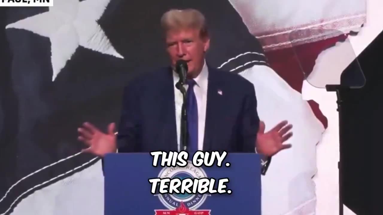 CLASSIC: Trump Turns Wobbly Podium Into Comedy Bit