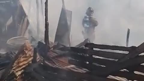 fuego en casa