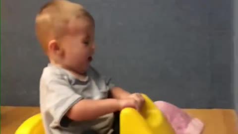 Slowmo Kid Crashes Into Wall