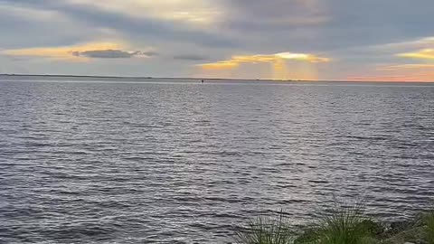 Livestream Replay -Sunset Over Old Tampa Bay 10/13/2022 #LiveStream #TikTokLive #Tampa #sunset