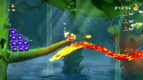 Rayman Legends Ray and the Beanstalk - Invaded