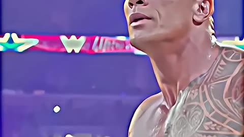 WrestleMania 32 the ROCK wins at 6 second