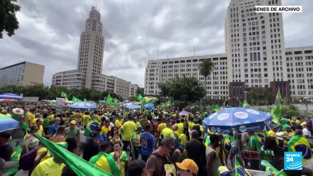 Las protestas bolsonaristas en Brasil continúan, aunque ahora con menor intensidad • FRANCE 24