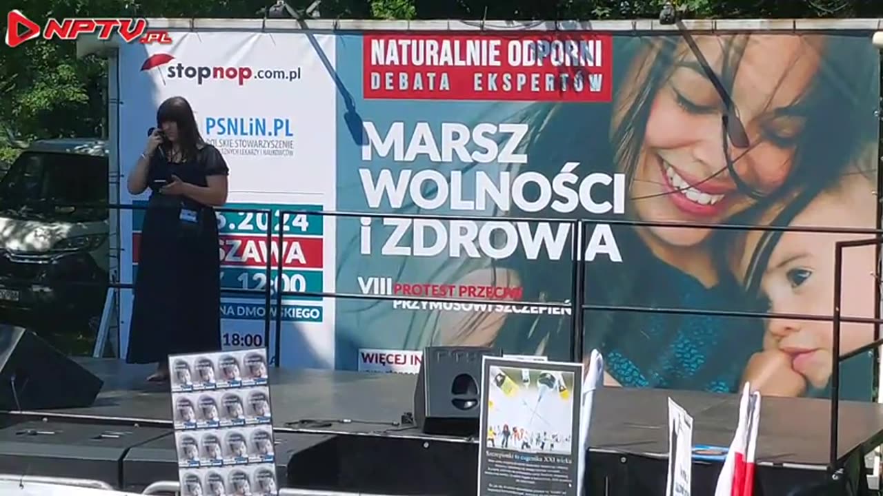 STOP NOP Masz Wybór Marsz wolności i zdrowia.- NPTV 08.06.2024