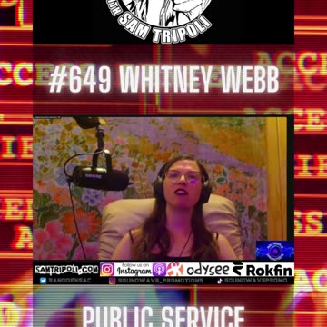 Tin Foil Hat Podcast 649 Whitney Webb PSA