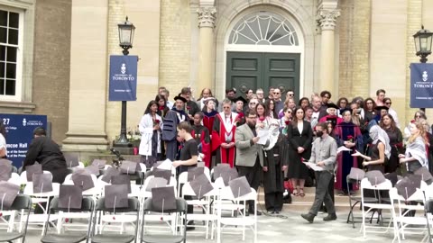 Toronto university holds ‘graduation’ for Gaza victims