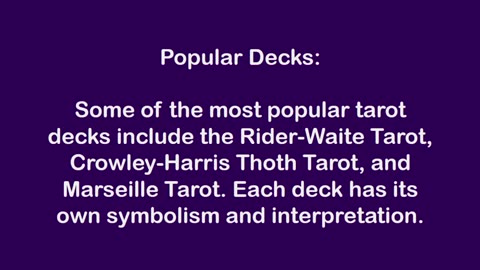 HISTORY OF TAROT