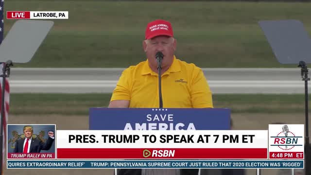 Glenn Thompson Speech: Save America Rally in Latrobe, PA - 11/5/22