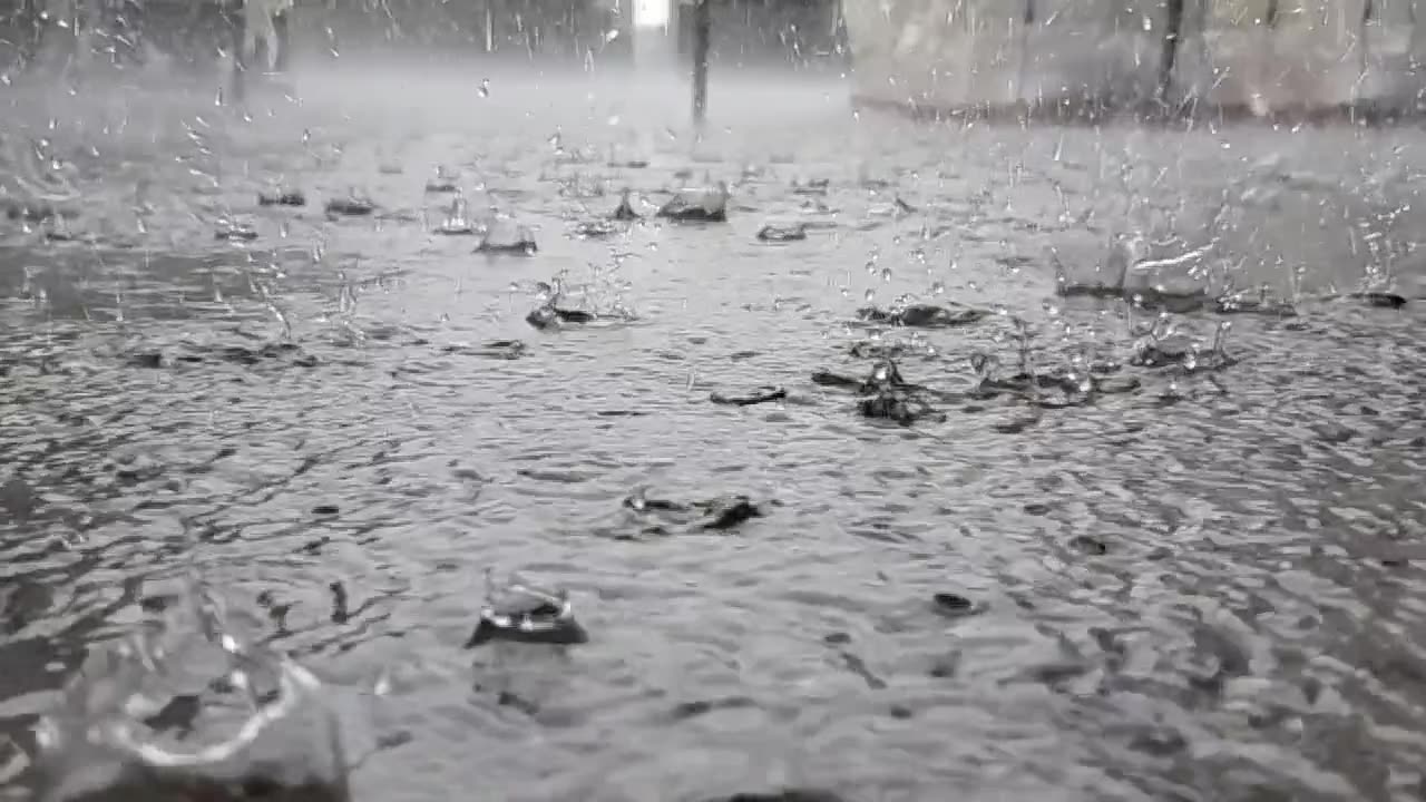 Serenity in Rain: 10 Minutes of Ambient Light Rain Background Music