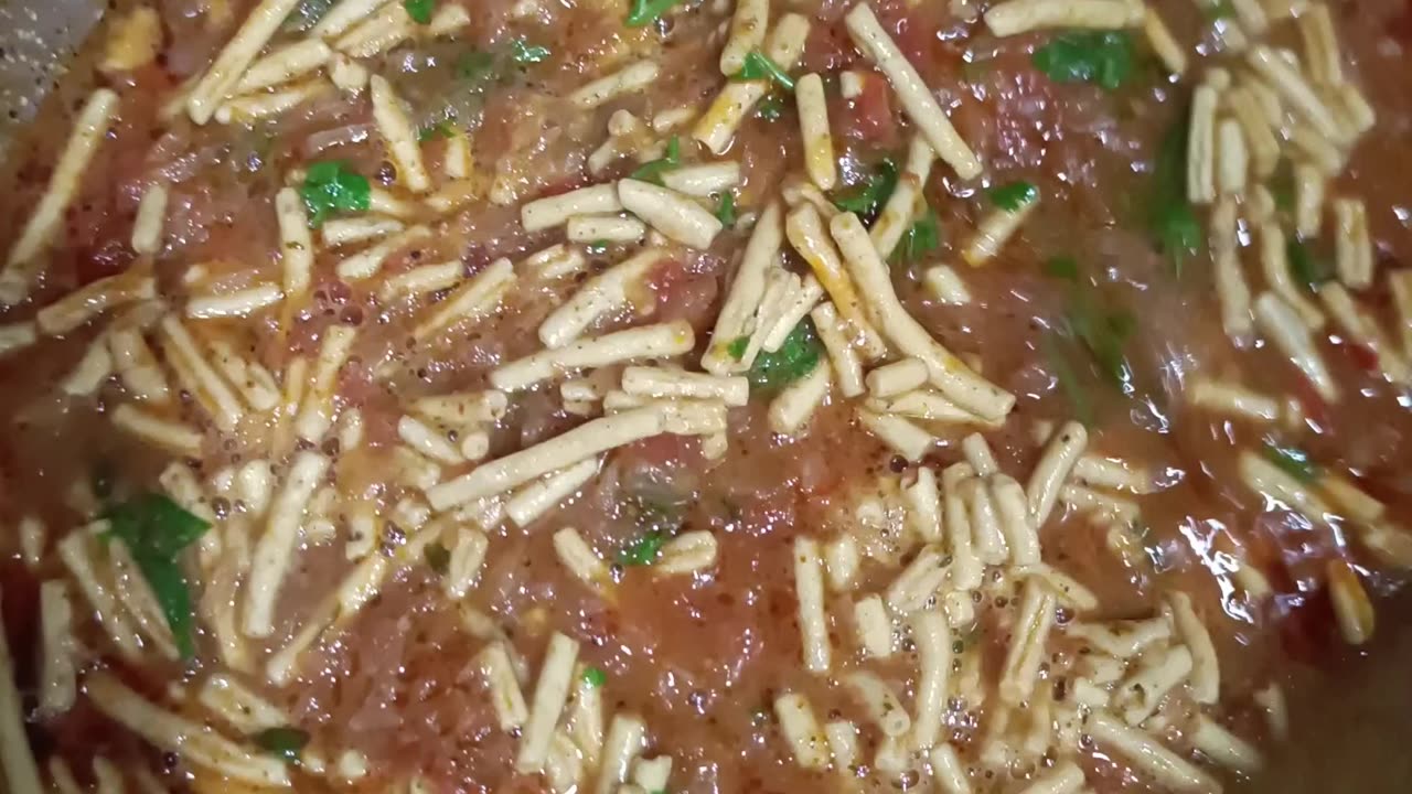 Dhaba style sev masala 😋😋