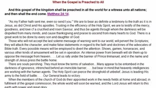 #51 When The Gospel Is Preached To All