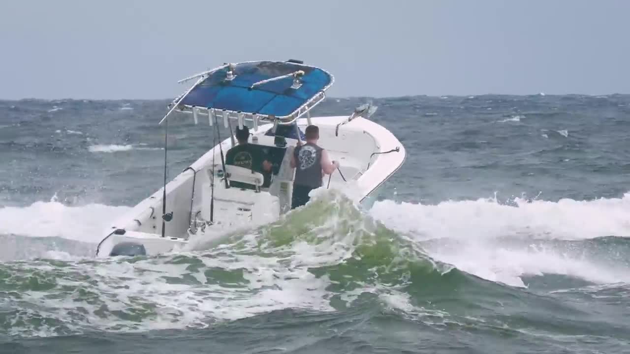 PASSENGER DESTROYED BY HUGE WAVE AT BOCA INLET