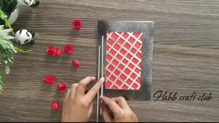 DIYBeautiful Handmade Birthday card ideaBirthday Greeting card How to make a card #Habibcraftclub