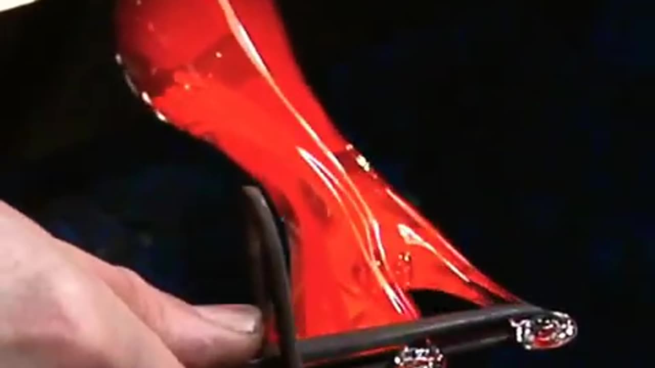 Oddly satisfying glass art