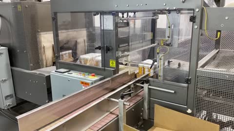 Dorell Right-Angle Infeed Tray Shrink Wrapper & Heat Tunnel