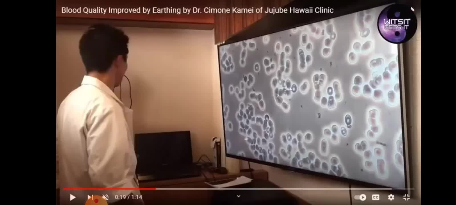 Grounding is good for your blood!