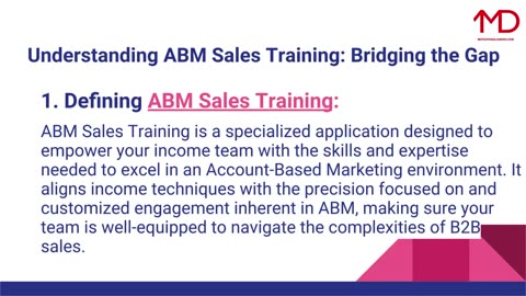 ABM Sales Training – Future of B2B Engagement