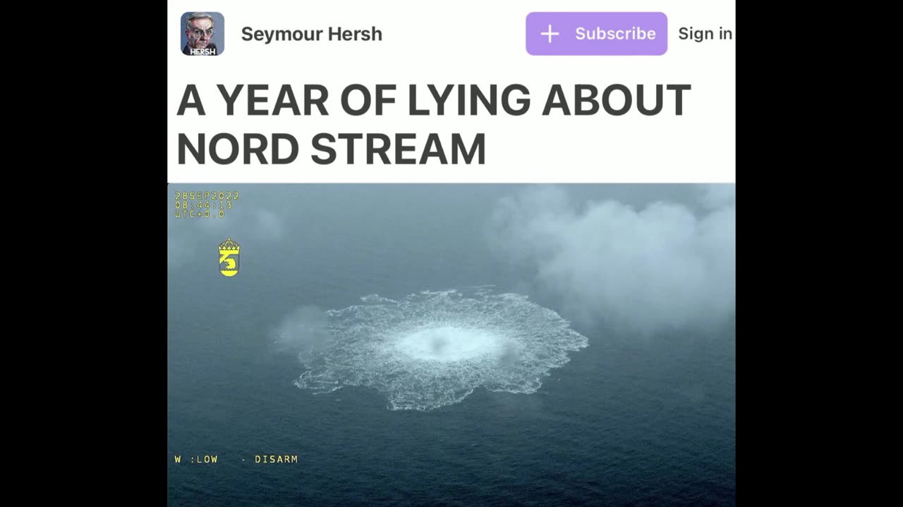 “A year of lies about Nord Stream”: