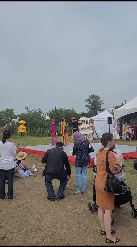 Random performance . Edmonton Heritage Festival 2023.