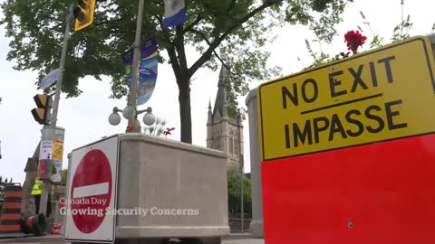 Security tight in Ottawa as protesters arrive for Canada Day