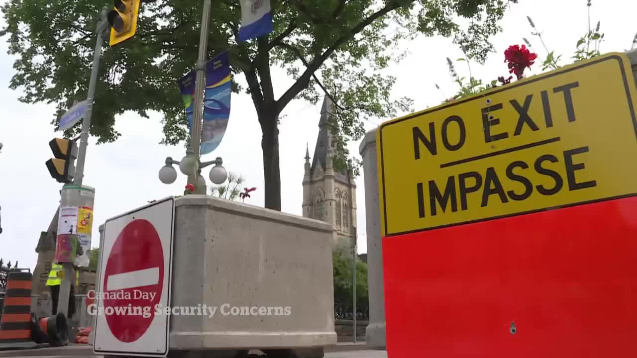 Security tight in Ottawa as protesters arrive for Canada Day