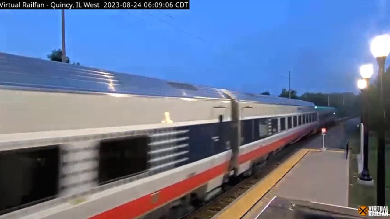 Quincy IL Amtrak das 06:12 Passando Direto