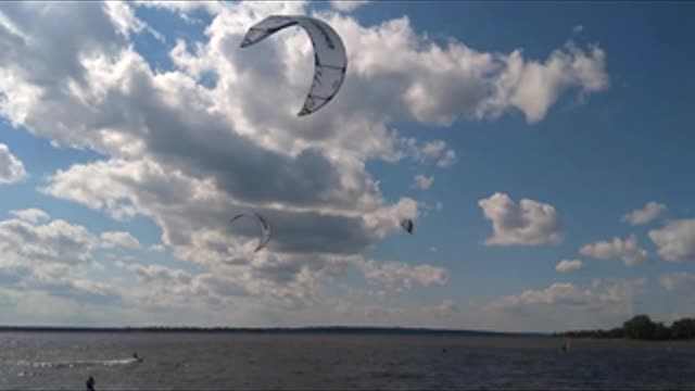 Wind surfing on the Ottawa river