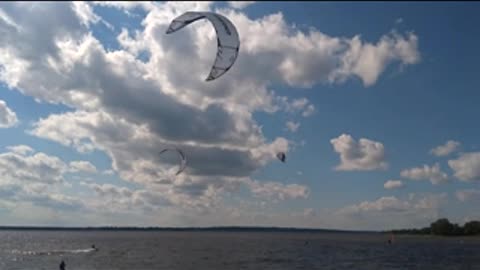 Wind surfing on the Ottawa river