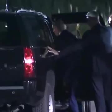 It took Biden over 15 seconds just to climb one step. This is what Dementia looks like.