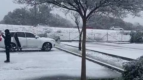 This is near Los Angeles. Where is your global warming now, liberals?