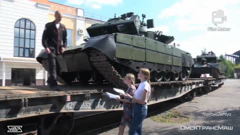 UralVagonZavod send a batch of T-80BVM tanks to the Russian Army