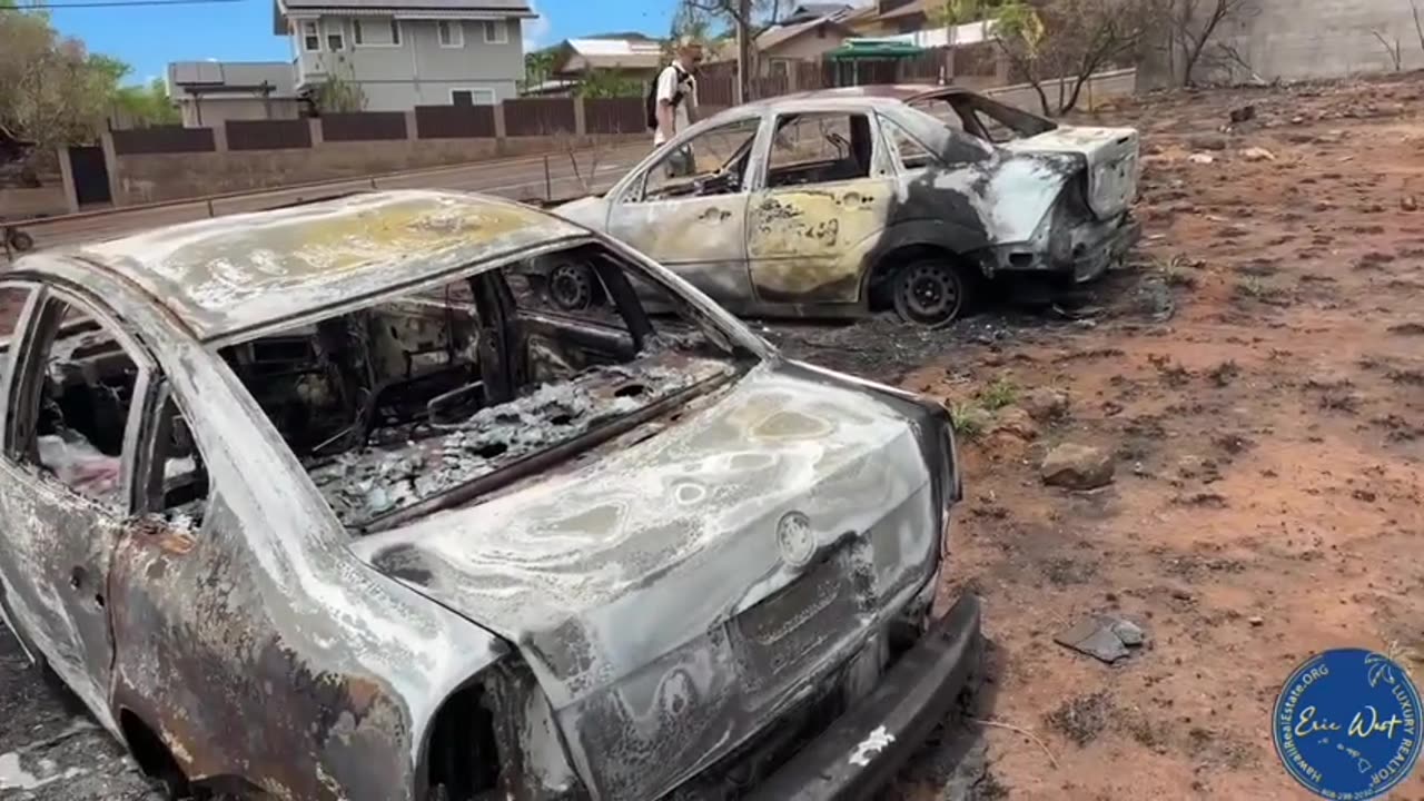 Melted Cars NOT in Maui Burn Zone - Judge For Yourself (Hawaii Real Estate - August 2023)