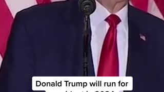 Donald Trump is running for president in 2024