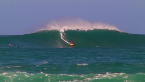 People surfing in the Ocean