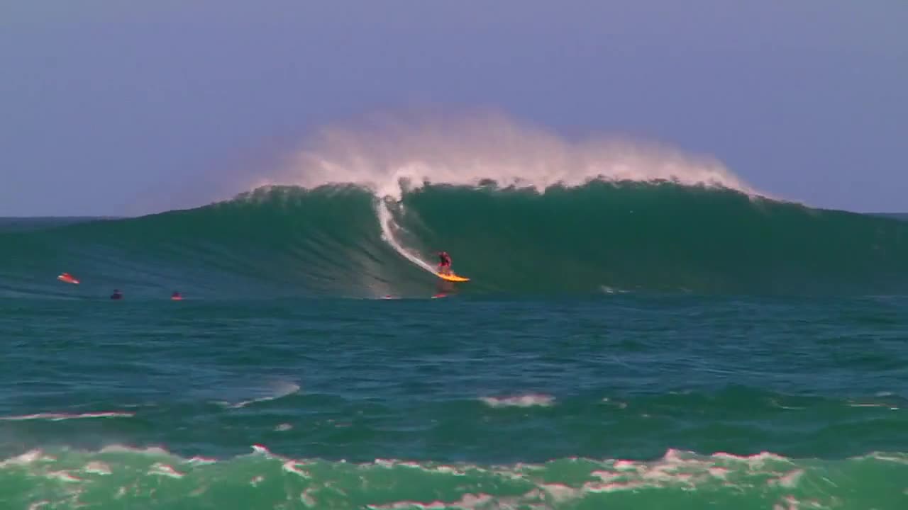 People surfing in the Ocean