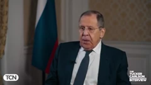 Tucker does it again!! Russian Foreign Minister Sergey Lavrov the War