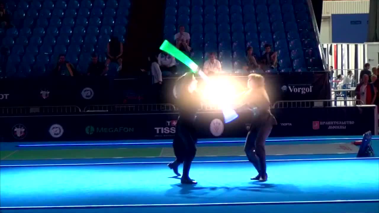 Star Wars duel on Fencing World Championships. BEST SOUND