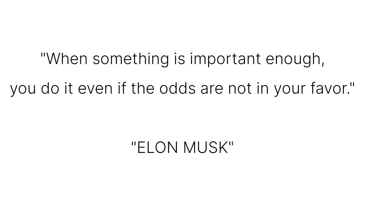 Thought by elon musk