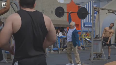 Oldman Pranks in public shocked everybody with amazing talent