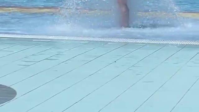 Grandma's Enjoying Fountain Stay a While