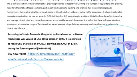 E-Clinical Solution Software Market: Growth, Key Trends, and Future Opportunities (2024–2032)