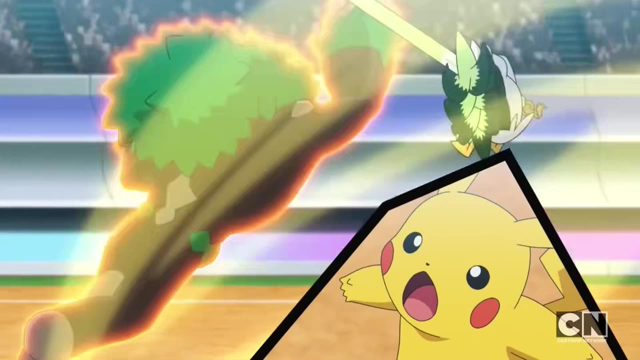 Pokemon ultimate journey | Aah vs Lion full fight