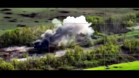 Ukrainian 25th Airborne Brigade showing a Russian T-72 variant struck by an AT mine