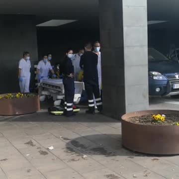 Suddenly collapsed outside the hospital