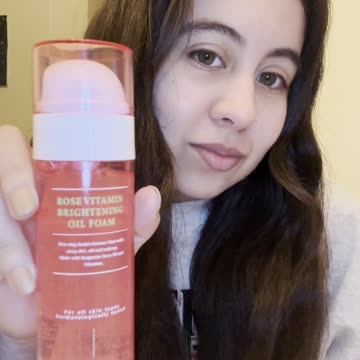 Try the Maxclinic Rose Vitamin Moisturizing Oil Foam Cleanser with me! #maxclinic #kbeauty